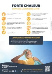 Fortes chaleurs : les réflexes santé !