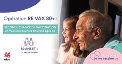Opération « Re Vax 80+ » en Wallonie