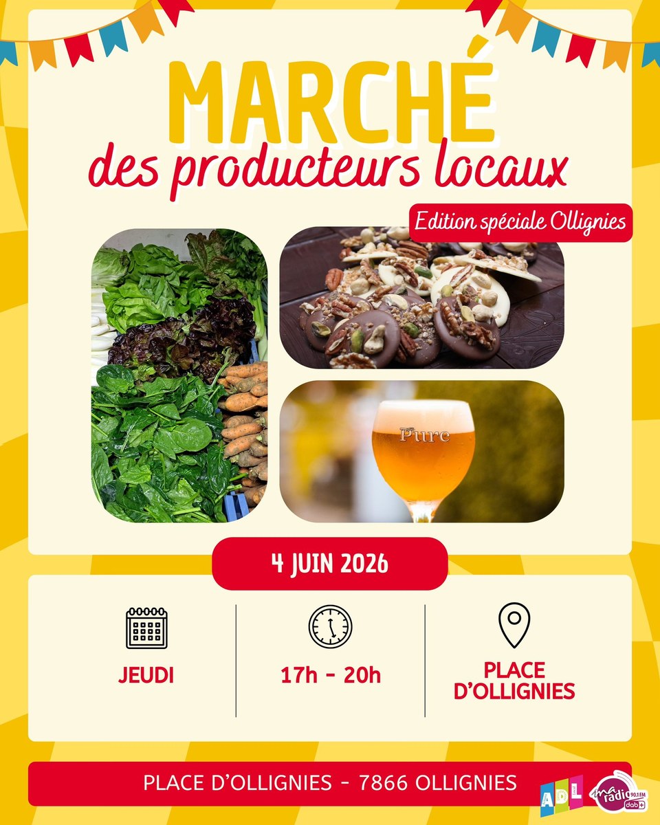 Marché des producteurs locaux Ollignies