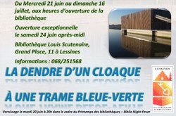 La Dendre d'un cloaque à une trame bleue-verte